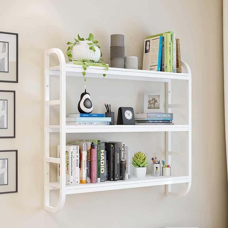 墙上书架铁艺壁挂墙面花架家用餐厅装饰隔板酒架儿童收纳柜,淘宝优惠券,粉丝福利购,淘宝优惠卷