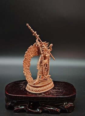 藏传那洛空行母金刚瑜伽母摆件紫铜密宗