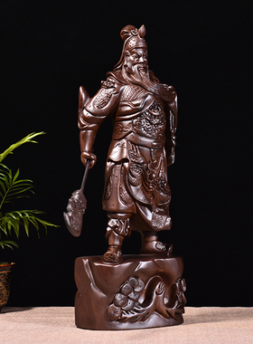 黑檀木雕摆件大号家居客厅装饰红木开业送礼