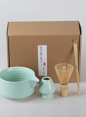 日式打抹茶茶道工具百本立茶筅立茶碗家用整套宋代点茶器茶筅套装