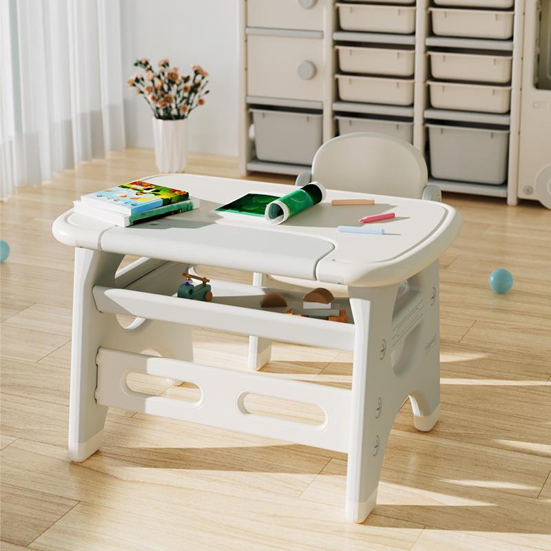 Babypods children's study table desk with chair table and chair set baby reading table toddler table can be painted