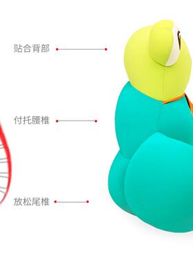 cs护腰靠垫办公室腰靠久坐靠背垫座椅子沙发客厅床上孕妇护腰枕