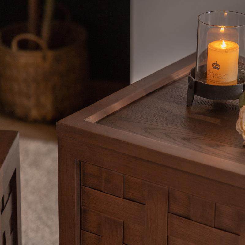 美式复古实木沙发边几民宿小户型家用收纳储物柜卧室床头柜边柜,淘宝优惠券,粉丝福利购,淘宝优惠卷