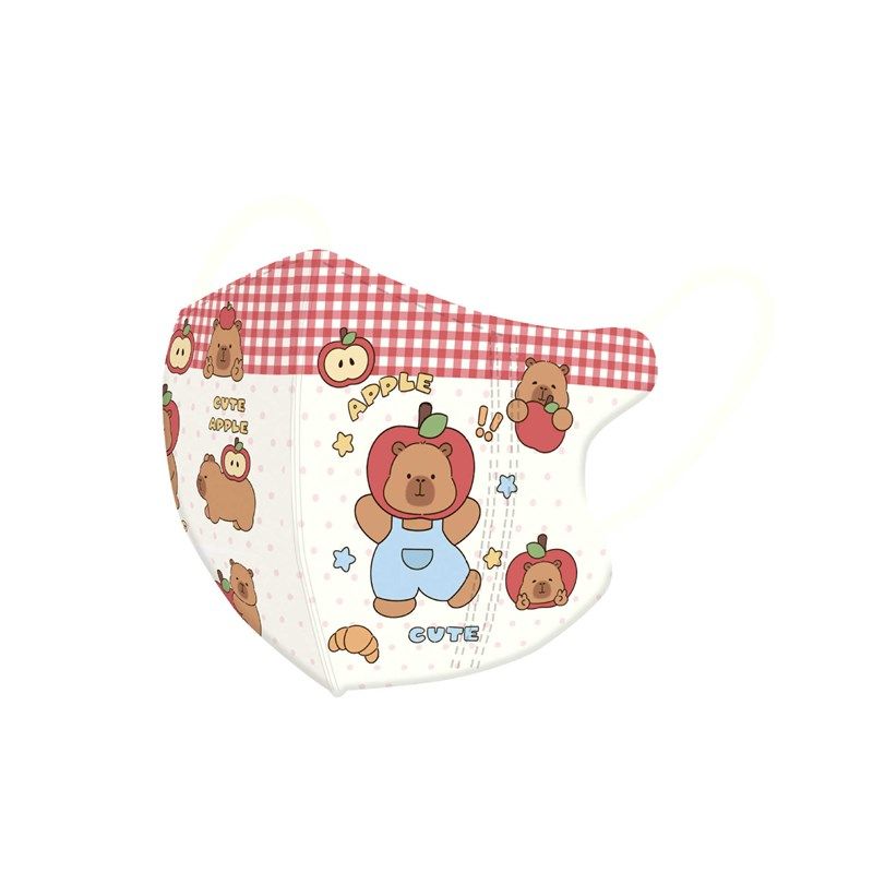 水豚卡皮巴拉儿童口罩专用立体口耳罩图案学生防护岁,淘宝优惠券,粉丝福利购,淘宝优惠卷