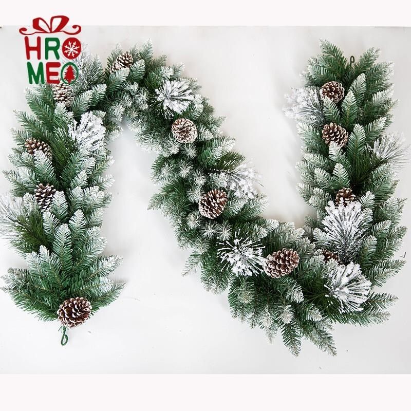 圣诞装饰品豪华加密植绒藤条楼梯扶手圣诞树装饰家用商场藤条门挂,淘宝优惠券,粉丝福利购,淘宝优惠卷