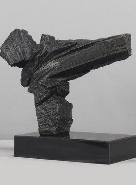 雕塑艺术摆件装饰品类似朱铭太极展示柜高级感轻奢售楼处家居饰品