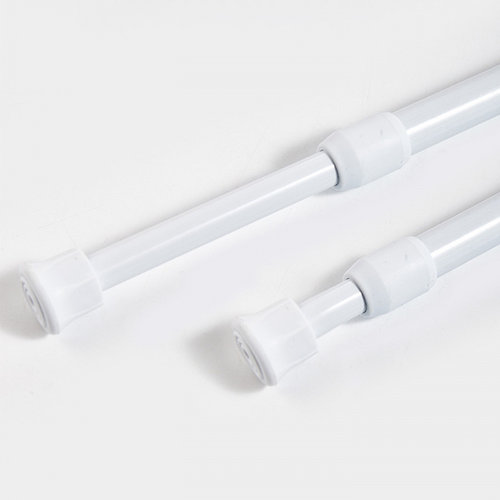 T免打孔伸缩杆A1pq201-安装浴帘门帘窗帘杆收缩杆细杆衣柜撑杆 - 图0