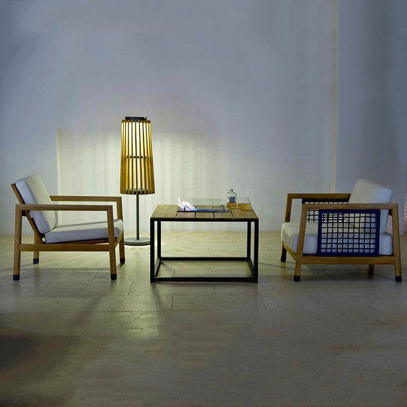 北欧户外设计藤编防水实木沙发室外庭院别墅家具花园阳台藤椅组合,淘宝优惠券,粉丝福利购,淘宝优惠卷