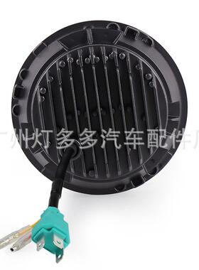 新款7寸牧马人越野车改装LED60W前大灯摩托机车改装圆形头灯