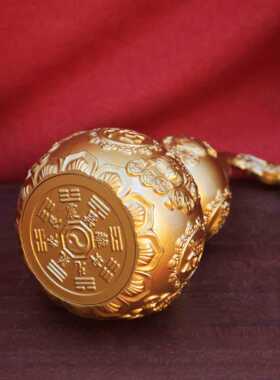 黄铜龙头貔貅招财葫芦铜葫芦铜摆件家居客厅玄关办公室摆设工艺品