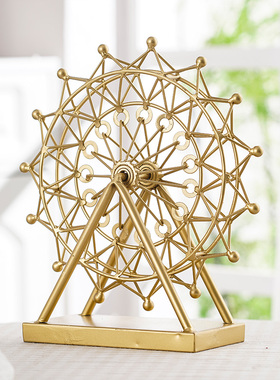 客厅装饰轻奢高档轮摆件结婚新婚礼物y送新人新娘高级