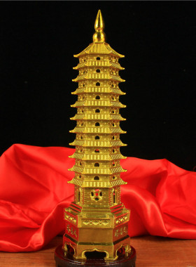 十一层文昌塔铜层客礼三层文昌塔书房层厅十品摆件