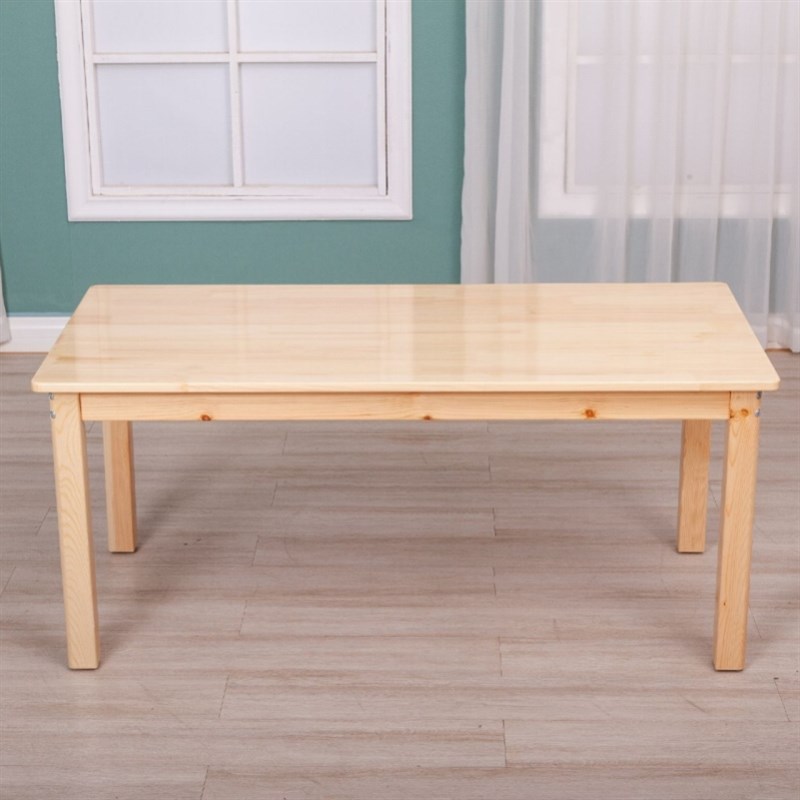 Kindergarten writing table special solid wood children's table and chair table learning desk handmade reading oak