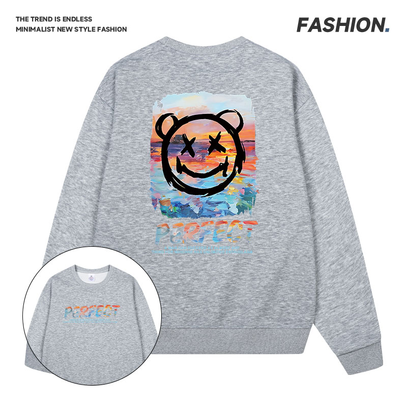 潮牌情侣同款加厚加绒防风卫衣秋冬必备