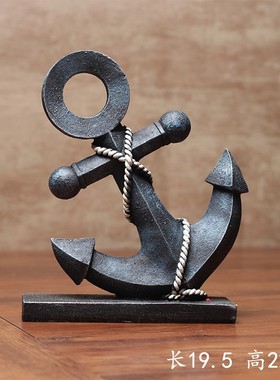 装饰品复古船锚摆件 陈列道具家居餐厅咖啡厅 酒吧装饰摆设
