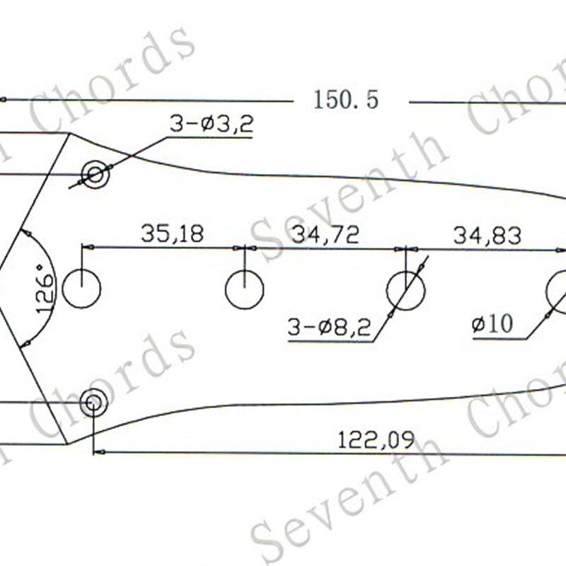 JB款等电贝司用控制板 电路系统套装 铁板金属板 带电位器插口 金,淘宝优惠券,粉丝福利购,淘宝优惠卷