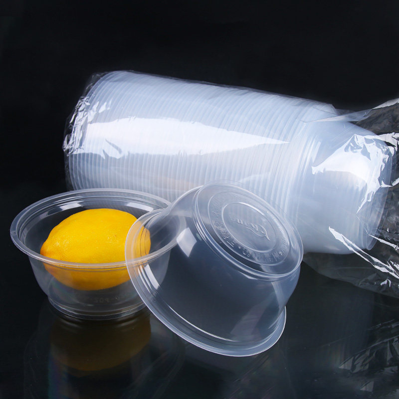 一次性碗餐盒打盒米饭饭盒圆形粥00塑料透明700打碗商用圆,淘宝优惠券,粉丝福利购,淘宝优惠卷