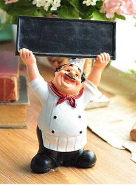 欧式创餐复古品师小摆件自助意客厅吧台蛋糕店装饰厨厨房餐桌摆设