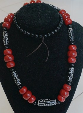 热卖藏装藏族舞蹈配饰 藏式项链 不掉色仿珊瑚项链毛衣链拍照道具