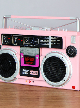 复古怀旧老式收音机照相机电话机留声机模型摆件拍摄道具橱窗装饰