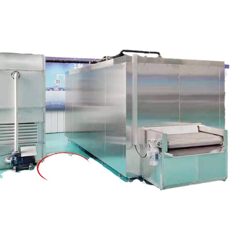 鱼类速冻设备小龙虾尾隧道式单冻机 海鲜速冻挂冰复冻流水线,淘宝优惠券,粉丝福利购,淘宝优惠卷