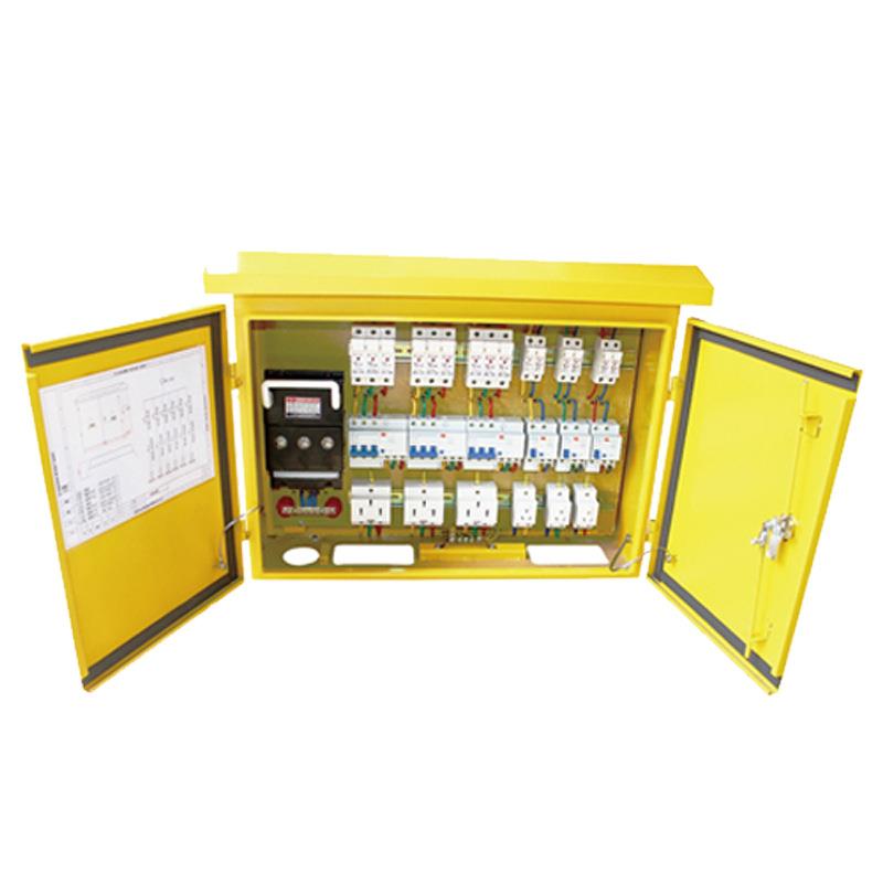 成套配电箱二级三级配电柜3+3楼层箱配电箱工业插座箱工地施工箱 - 图0
