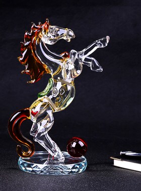 马摆件生肖客书厅房台创意財业招开礼物装饰