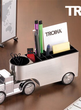 roa多功能拖车笔筒笔座  创意礼物礼品办公桌摆件收纳盒