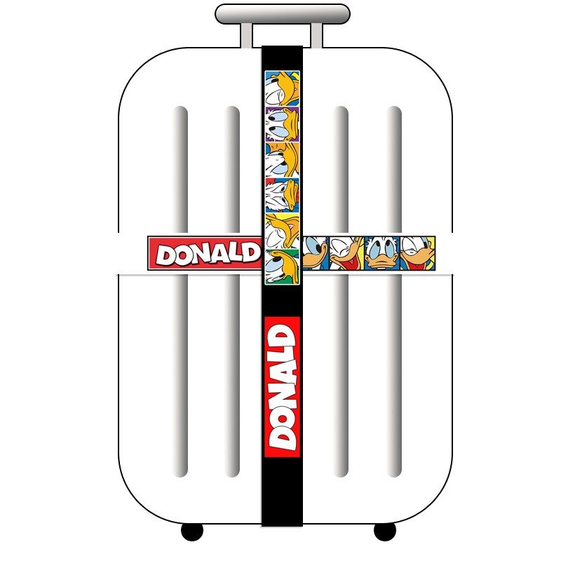 卡通可爱行李旅行拉杆箱捆绑扎带一十字打包加固防开绳密码锁动漫,淘宝优惠券,粉丝福利购,淘宝优惠卷