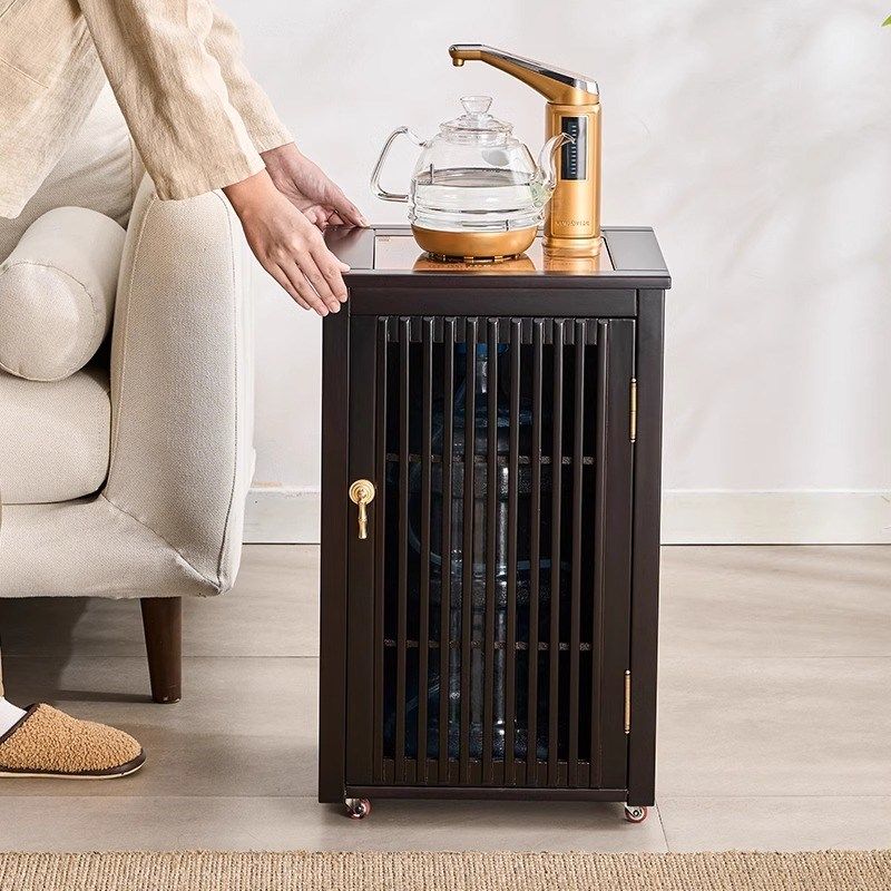 客厅茶吧机纯净水桶柜自动上水饮水柜实木茶几边柜家用移动茶水柜,淘宝优惠券,粉丝福利购,淘宝优惠卷