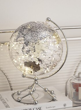 透仪地球明摆件轻奢高档现家居客柜电视柜书厅装饰品