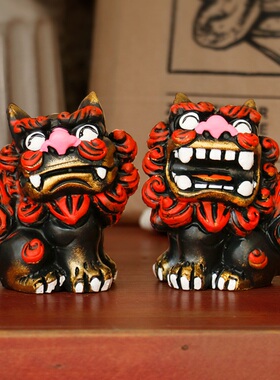 小摆件国潮礼物面居创意公厅办客桌家乔迁新居开业礼品