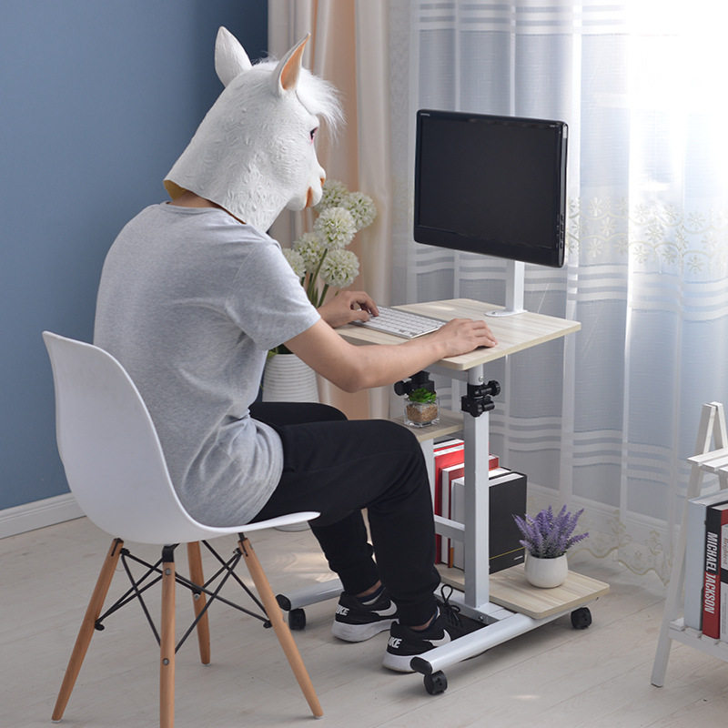 可移动升降台式机电脑站立桌现悬挂屏幕护脊椎健康工作台,淘宝优惠券,粉丝福利购,淘宝优惠卷