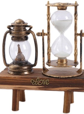 创意怀旧风车灯塔模型复古装饰品小摆件杂货铺服装店橱窗道具美式