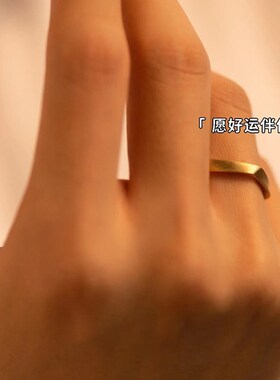 戒指女小众设计简约简约2021新款潮小众设计轻奢精致高级感时尚个