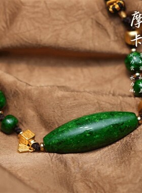 小众设计感新款中式时尚气质百搭简约吊坠国风项链可延长调节