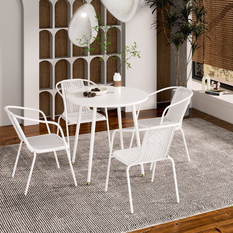 阳台看书小桌椅网红户外庭院室外折叠一桌四藤餐椅休闲组合,淘宝优惠券,粉丝福利购,淘宝优惠卷