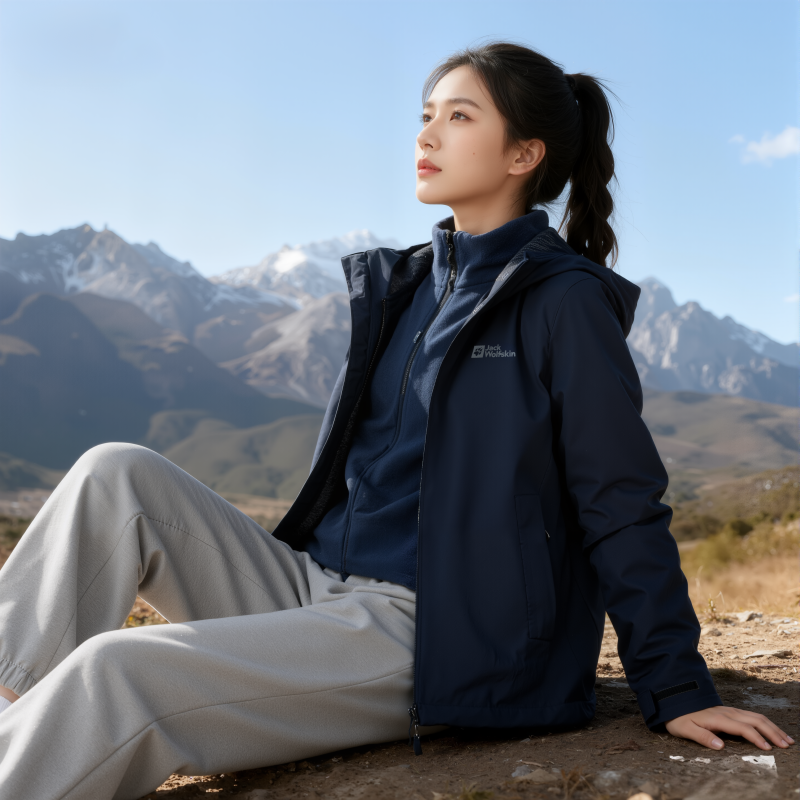 JackWolfskin狼爪冲锋衣三合一女装秋冬新款户外保暖防风外套夹克,淘宝优惠券,粉丝福利购,淘宝优惠卷