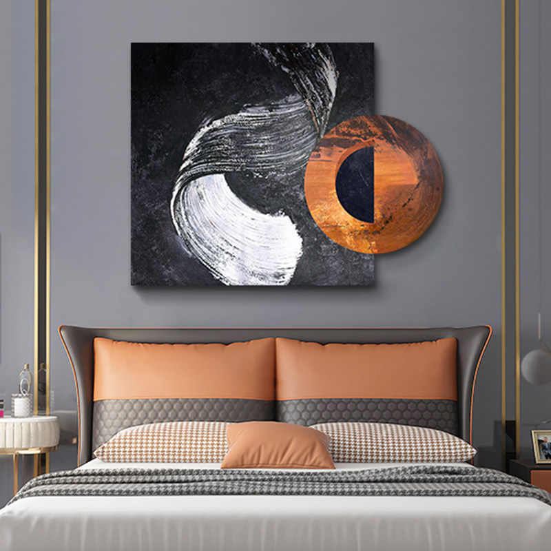 客厅装饰画沙发背景墙挂画现简约卧室床头壁画轻奢玄关餐厅油画,淘宝优惠券,粉丝福利购,淘宝优惠卷