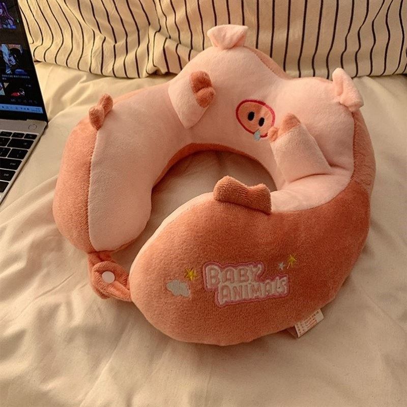 可爱卡通u型枕护颈椎记忆棉办公室午睡专用脖枕脖子靠枕枕头u形枕,淘宝优惠券,粉丝福利购,淘宝优惠卷
