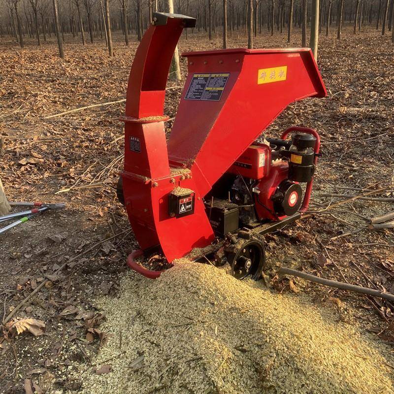 家用小型碎枝机柴油树枝粉碎机多功能秸秆破碎机工厂定制 - 图0