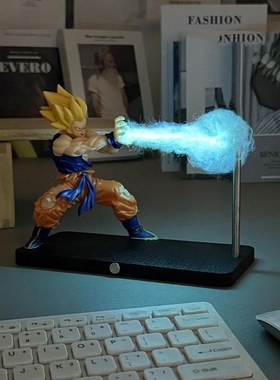 创意龟派气功龙珠孙悟空周边台灯手办氛围摆件礼物磁吸悬浮小夜灯