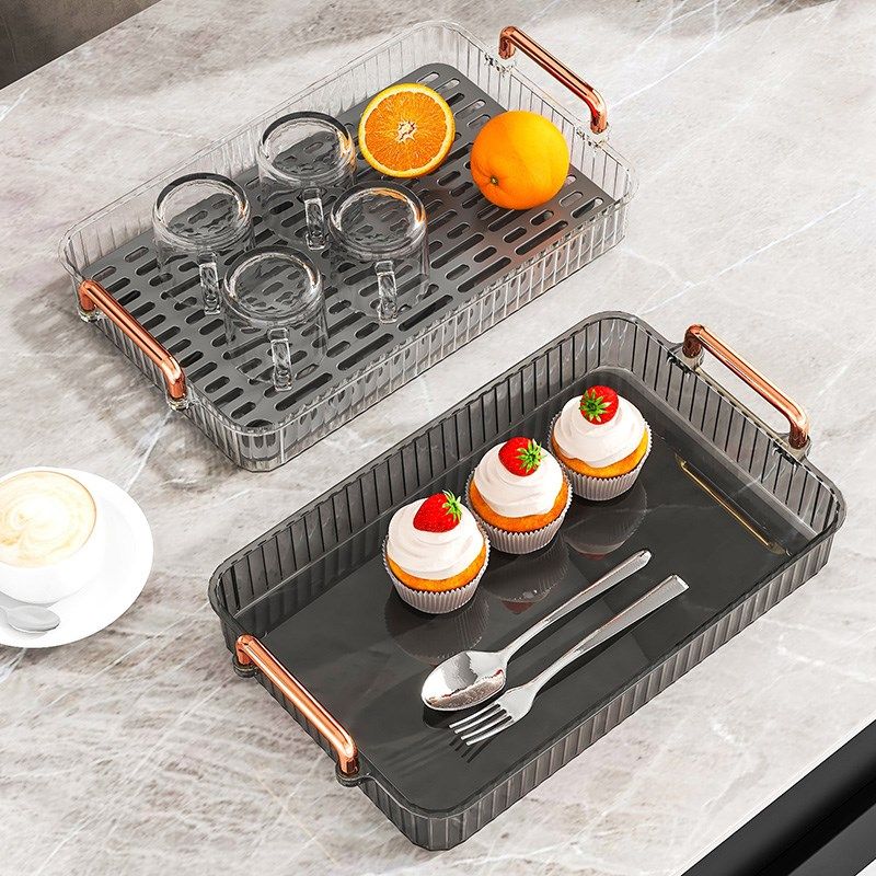 2023新款杯子托盘茶盘家用客厅茶几茶杯水杯长方形水果盘沥水托盘,淘宝优惠券,粉丝福利购,淘宝优惠卷