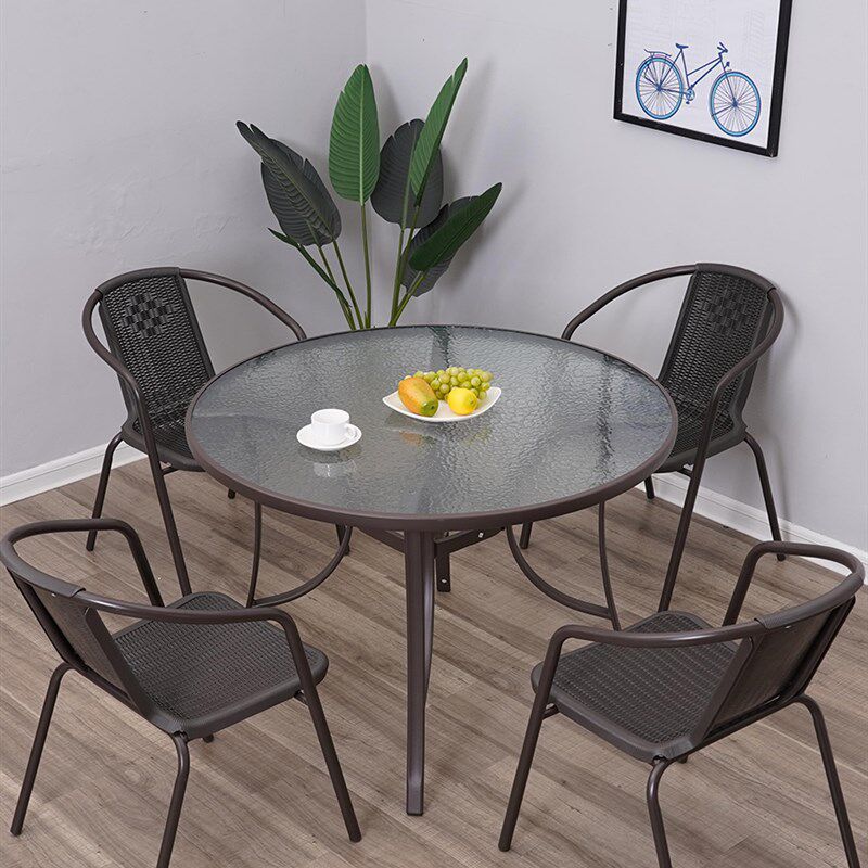 户外折叠桌椅家用阳台茶桌椅组合奶茶店办公学习洽谈桌仿藤椅茶几,淘宝优惠券,粉丝福利购,淘宝优惠卷