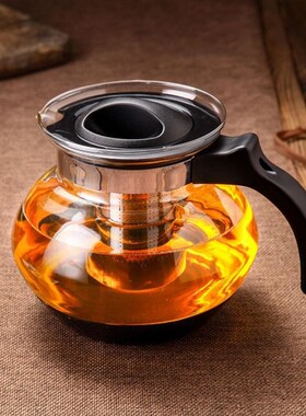 饮水机玻璃水壶专用一键凉水壶小型保温茶吧底座电热水杯透明上,