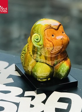 陶瓷十二生肖萌版唐摆件家居饰品创意客厅电视柜玄关摆设