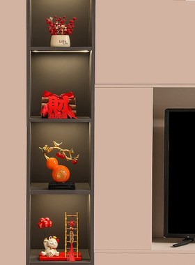 乔迁新居布置酒柜玄关家居装饰用品搬家入宅礼物仪式用品全套2024