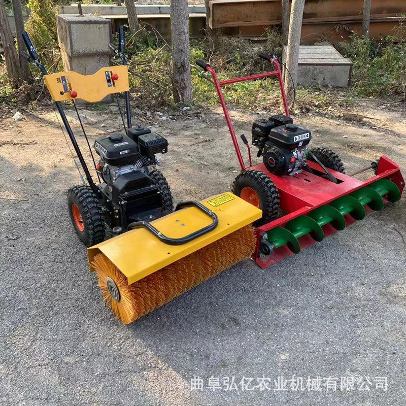 手推毛刷汽油扫雪机道路除尘吹风机东北鱼塘抛雪机物业清扫除雪机,淘宝优惠券,粉丝福利购,淘宝优惠卷