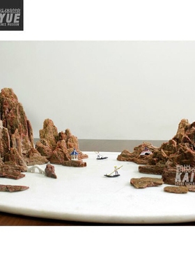 假山盆景办公室书房装饰品餐桌摆件山水景观礼品水族箱鱼缸造景石