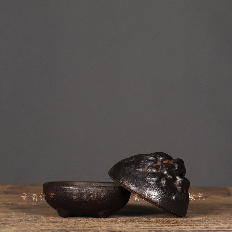 仿古铁器圆形案头貔貅香薰炉室内中式檀香沉香熏摆件,淘宝优惠券,粉丝福利购,淘宝优惠卷